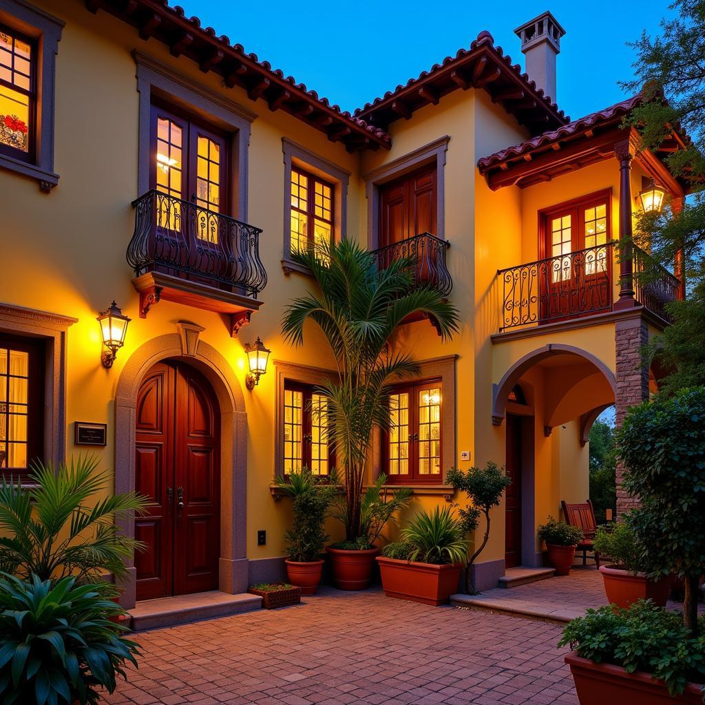 Spanish Colonial Homestay Architecture