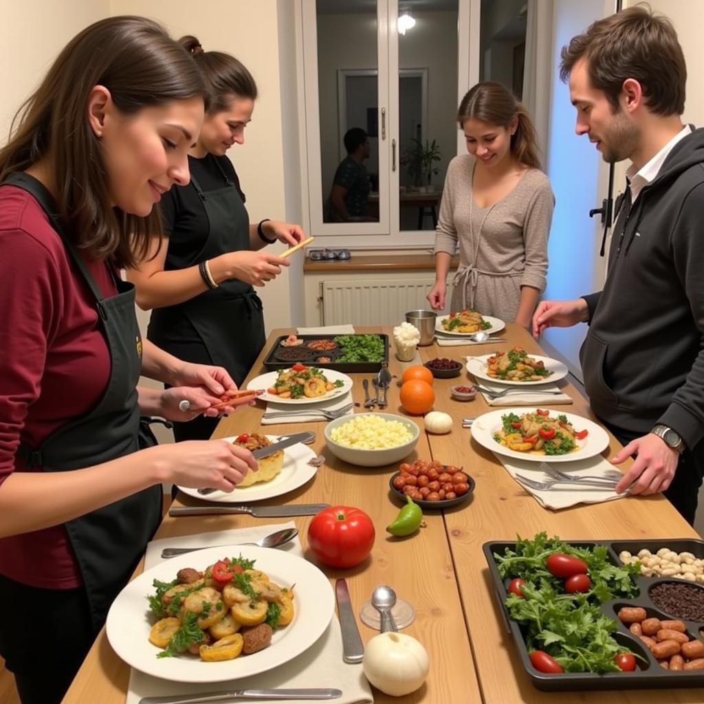 Cooking class in a Spanish homestay