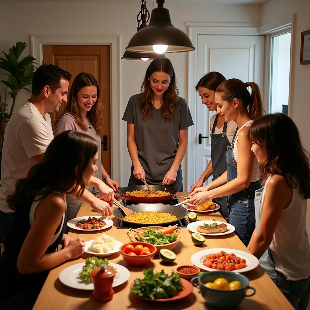 Spanish Cooking Class in a Homestay