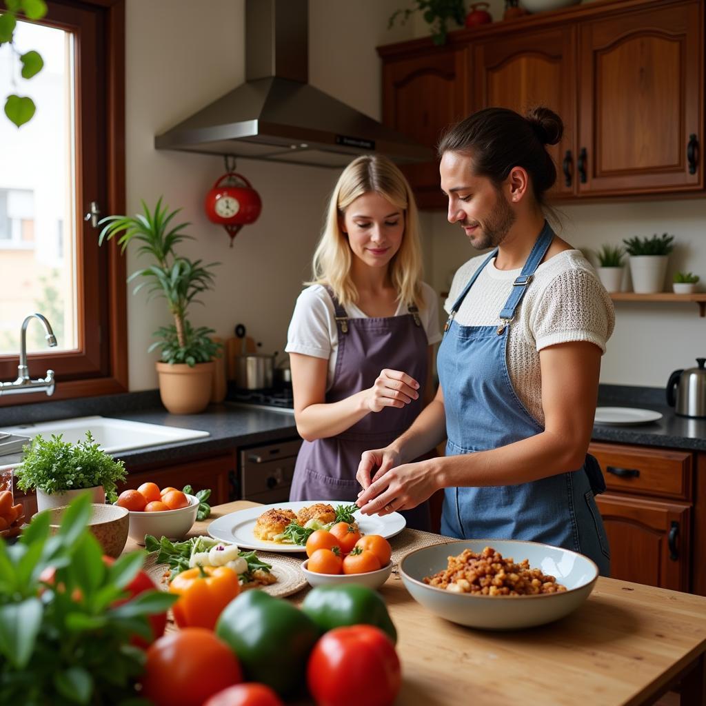 Spanish Cooking Class with Homestay Host