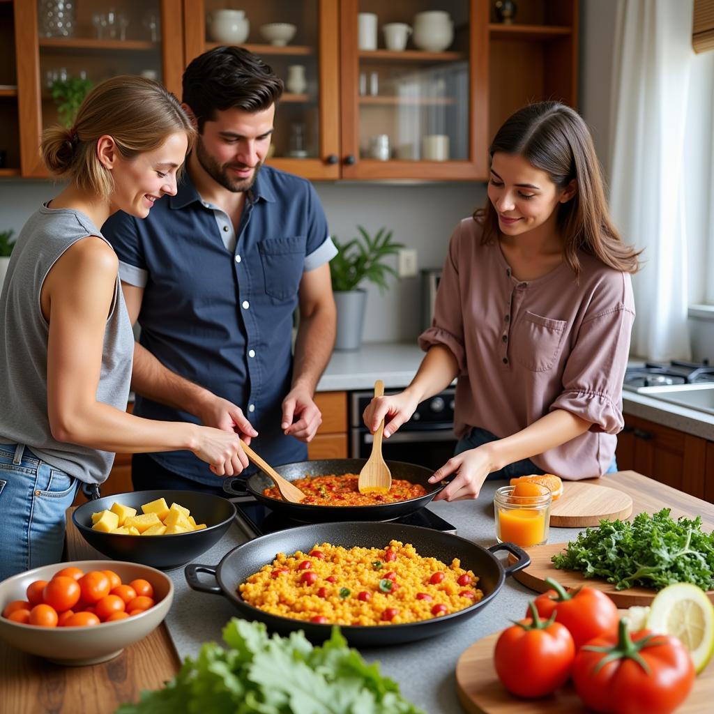 Spanish Cooking Class with Host Family