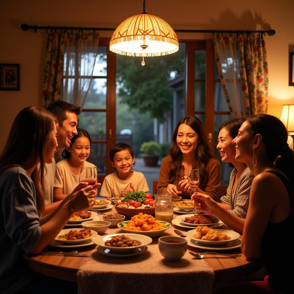 Authentic Spanish Family Dinner