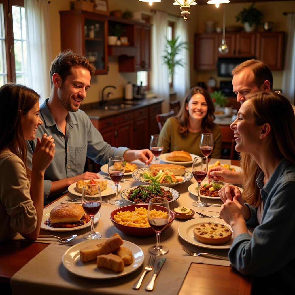 Authentic Spanish Family Dinner