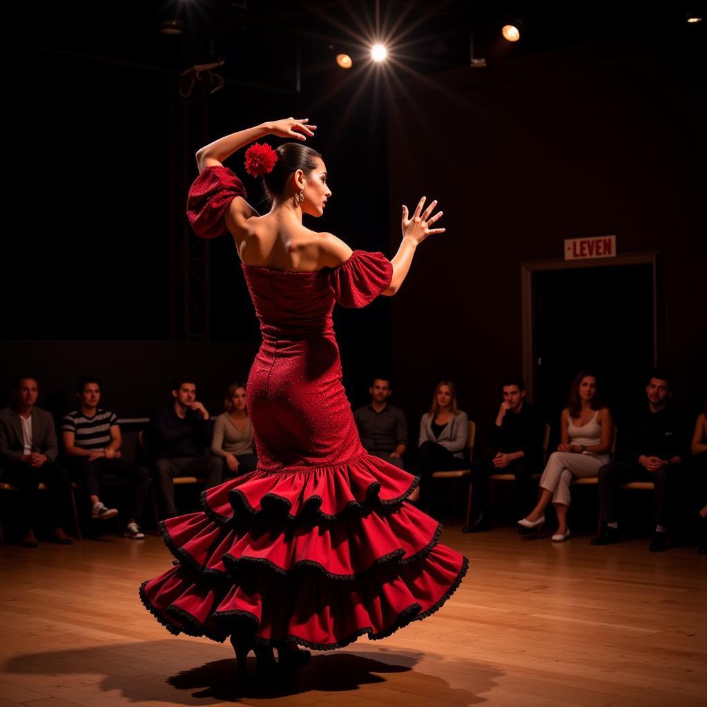 Flamenco Dancer in Lyon