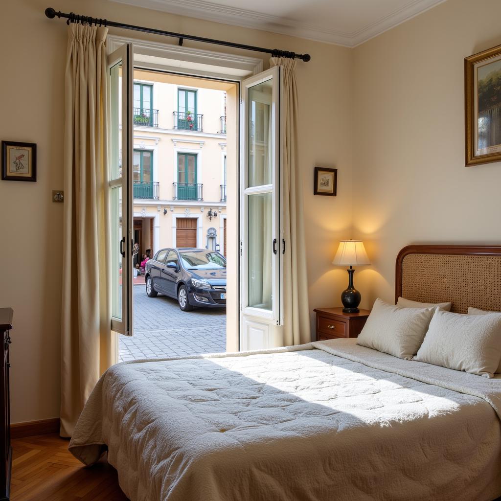 Comfortable Spanish Homestay Bedroom