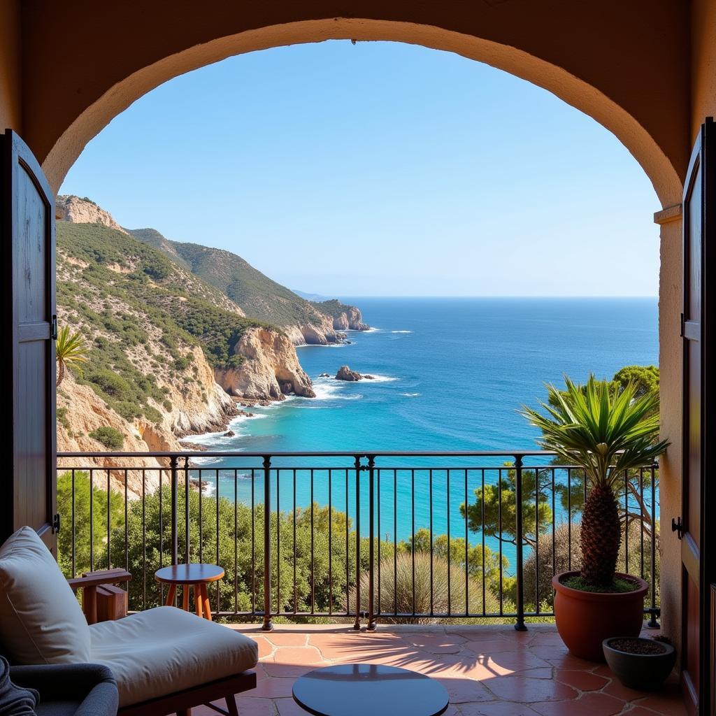 Stunning Coastal View from a Spanish Homestay