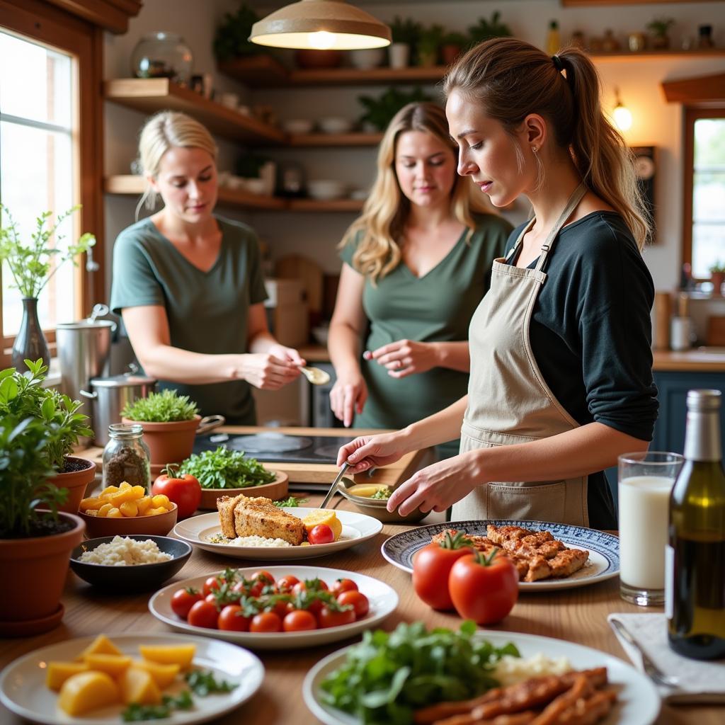 Cooking class in a Spanish homestay