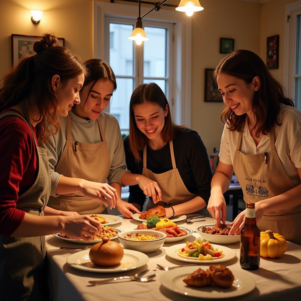 Students Immersing in Spanish Culture During Their Homestay