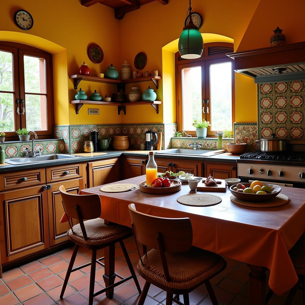 Authentic Spanish Kitchen in a Homestay