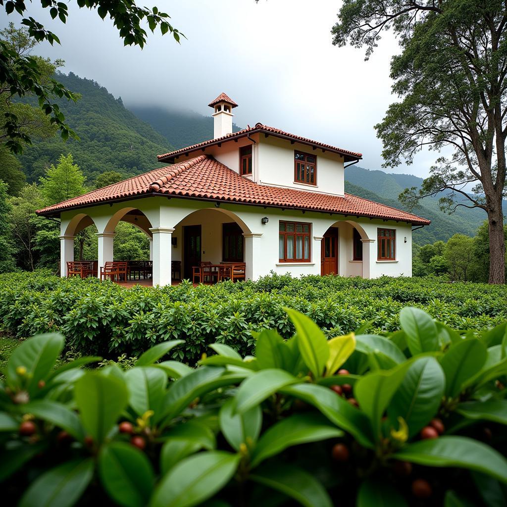 Spanish style homestay amidst coffee plantations in Kottigehara