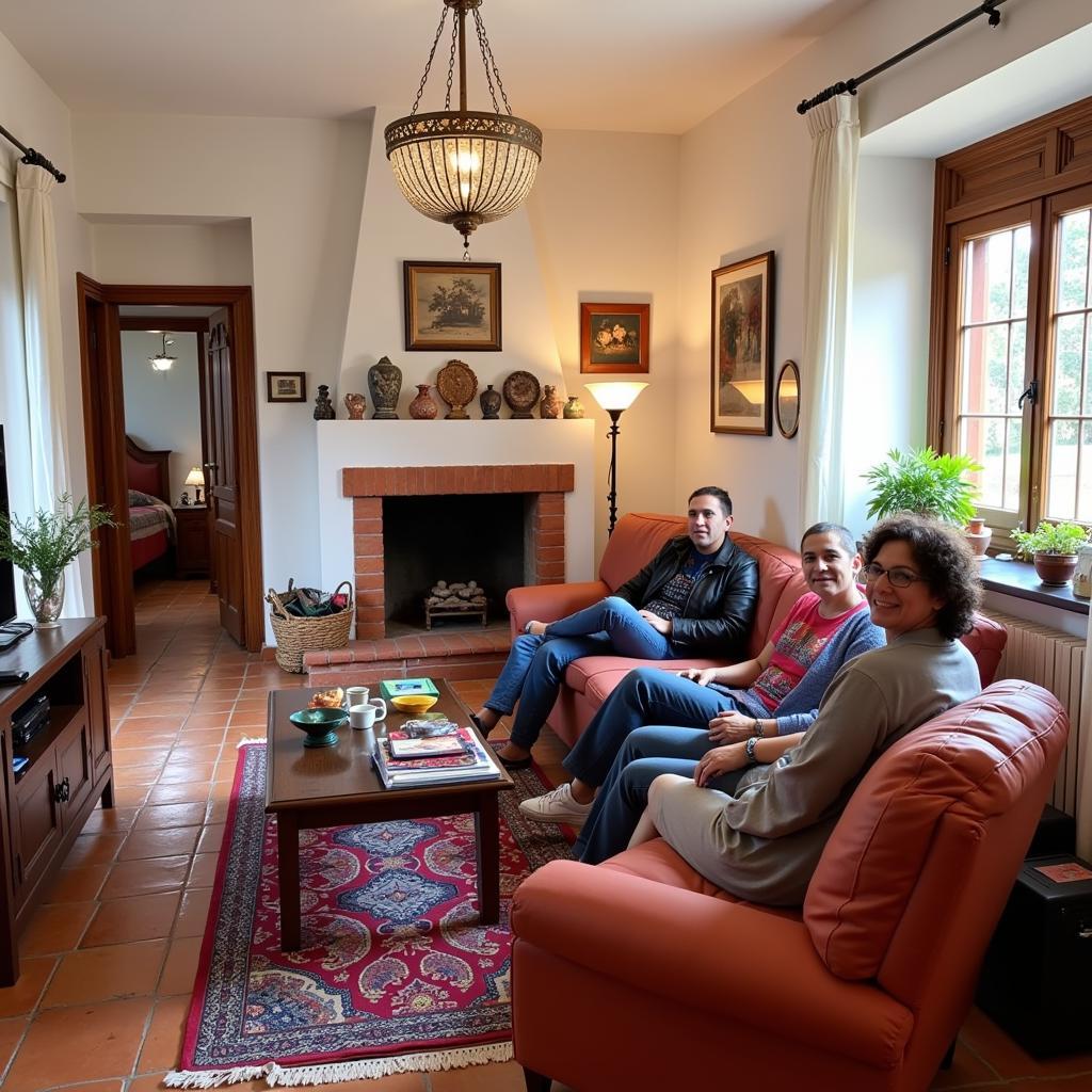 Spanish Homestay Living Room