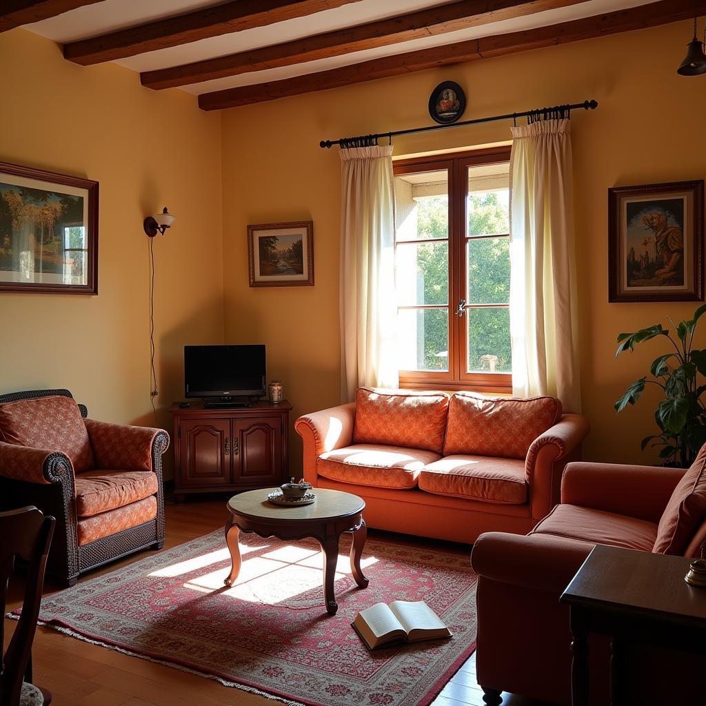 Living Room in a Spanish Homestay