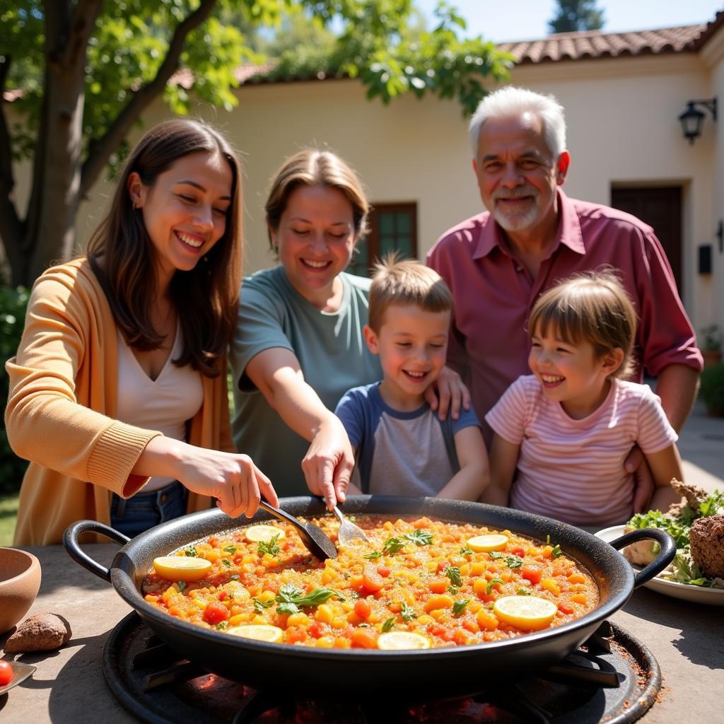 Authentic Spanish Paella Cooking Experience in a Homestay