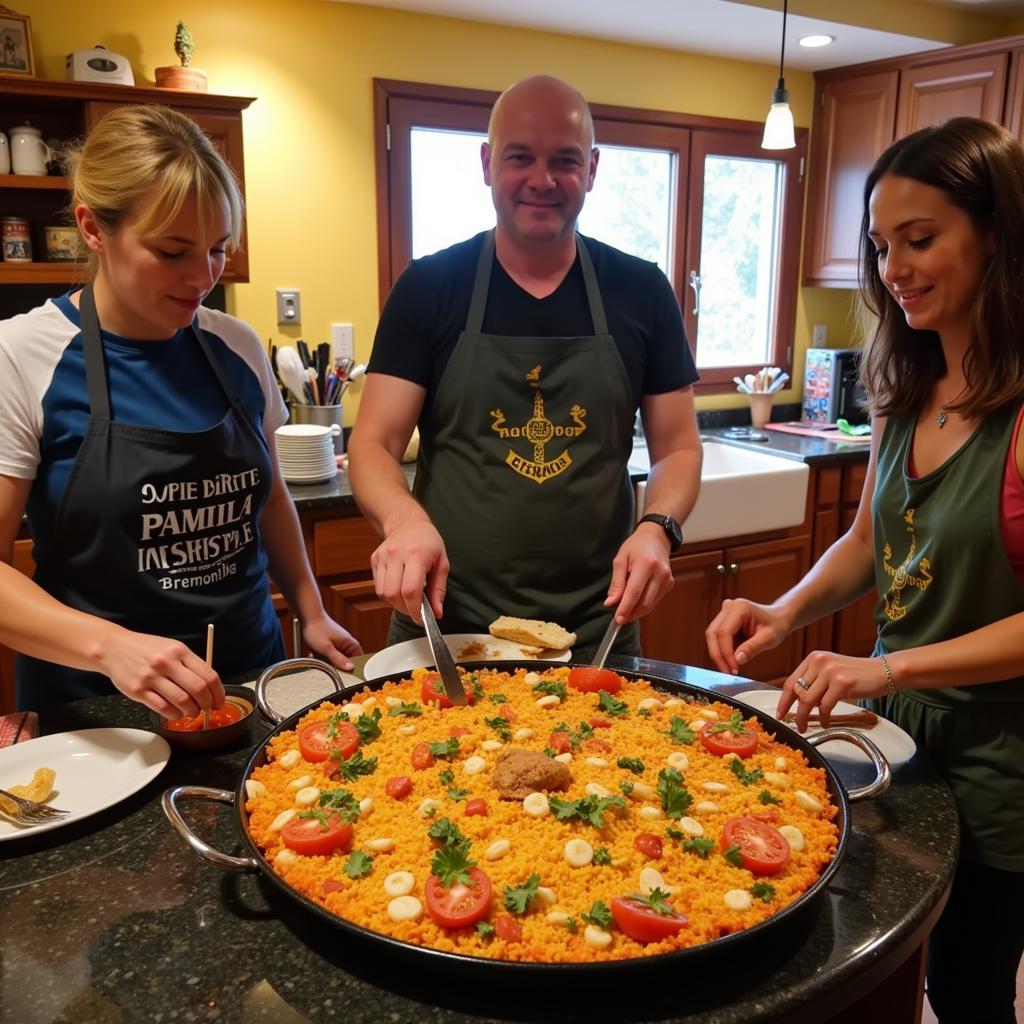 Spanish Paella Cooking Class in a Homestay