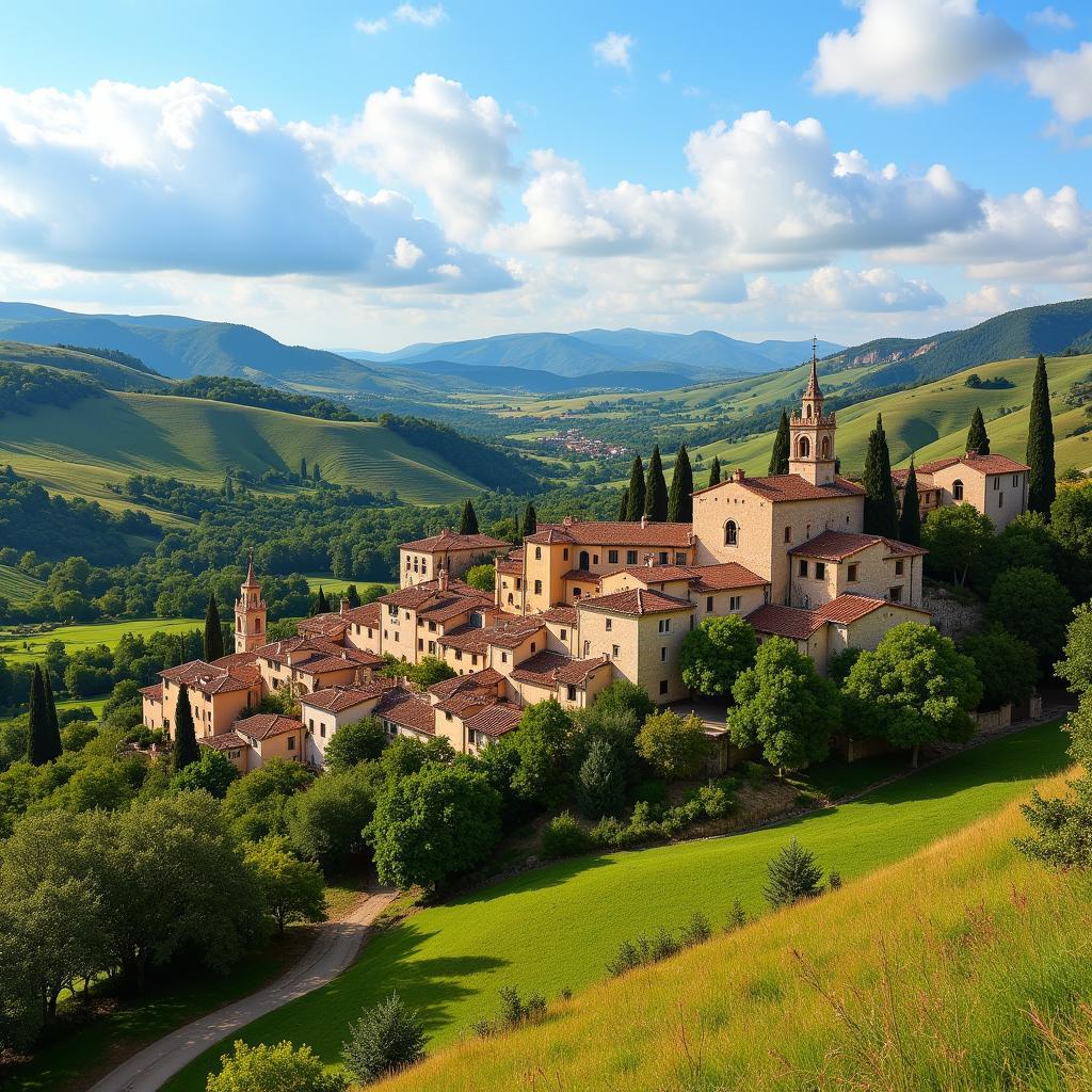 Picturesque Spanish Village