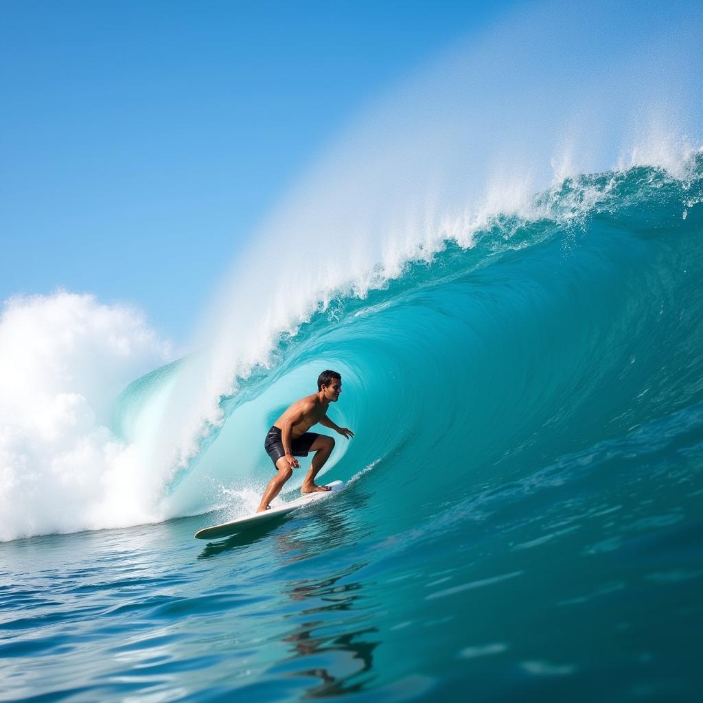 Surfing in Siargao at Cloud 9