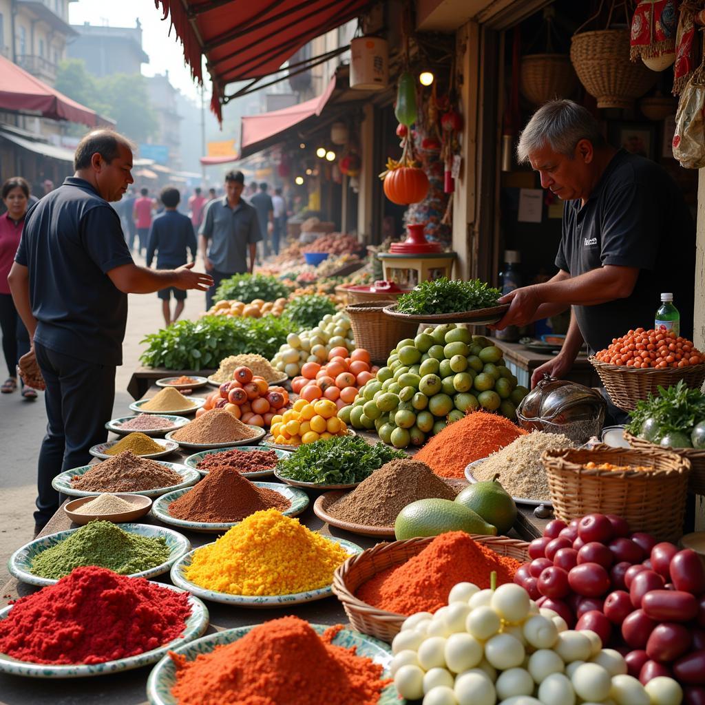 Exploring the vibrant local market in Taman Malim Jaya, Melaka