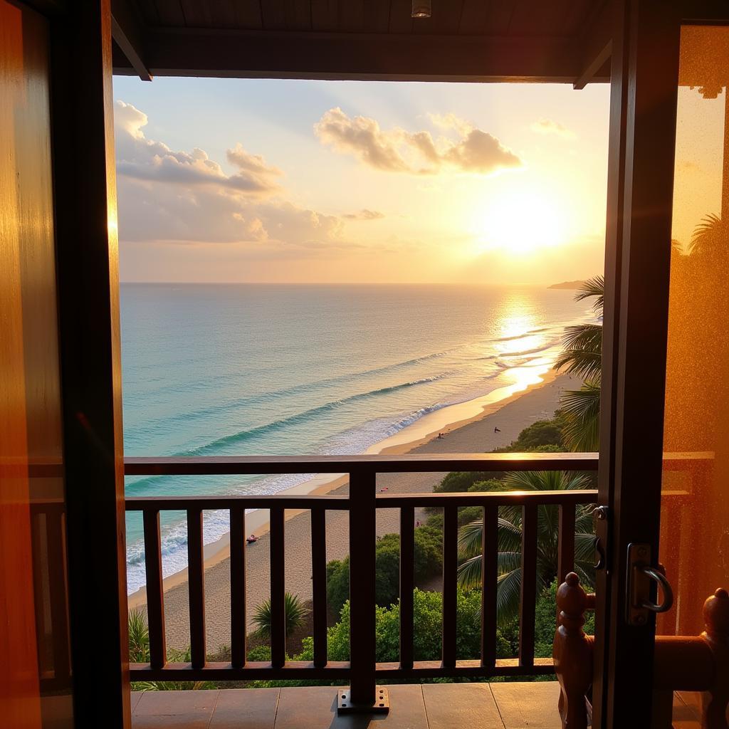 Stunning View from a Tanjung Aru Beach Homestay