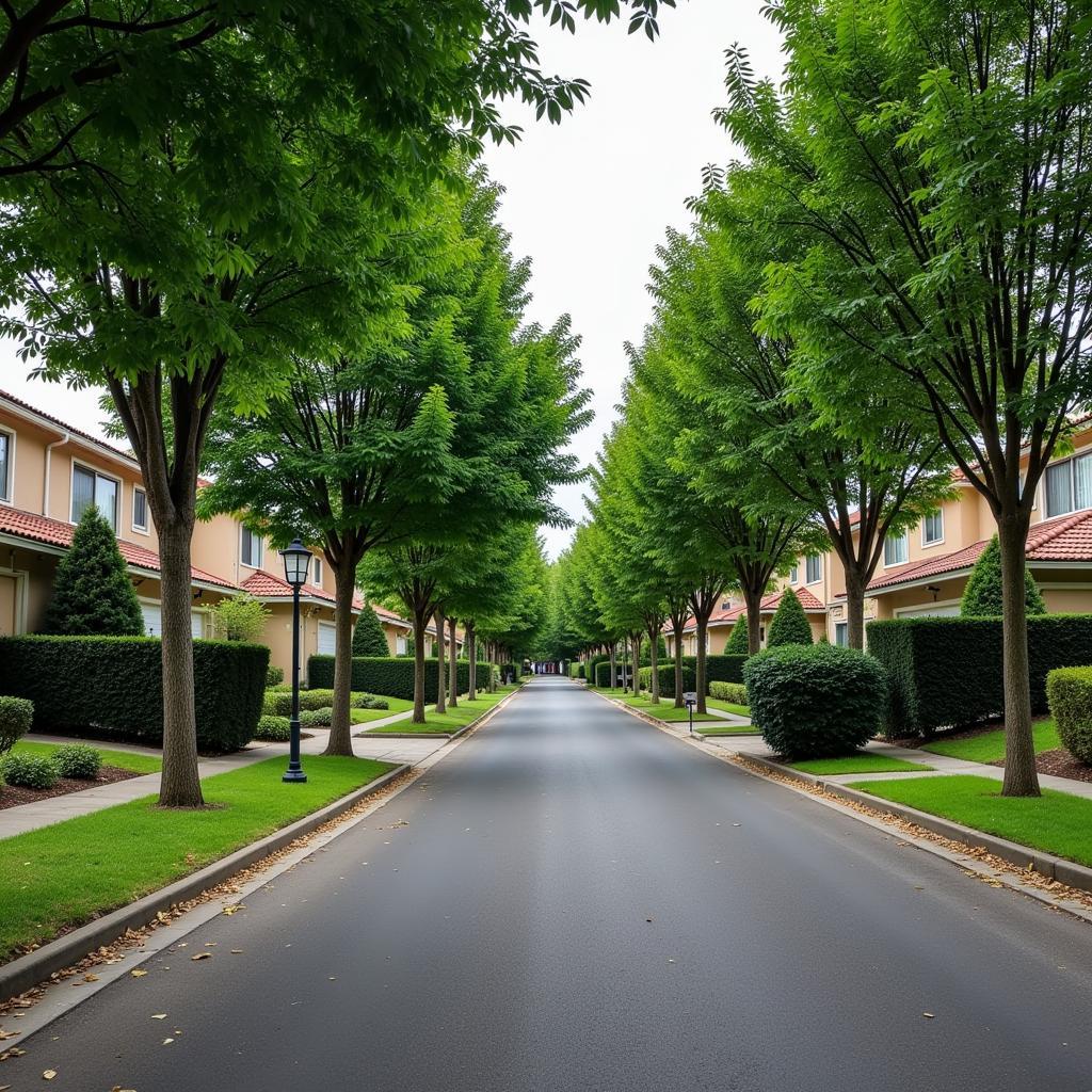 Quiet residential street in USJ 9