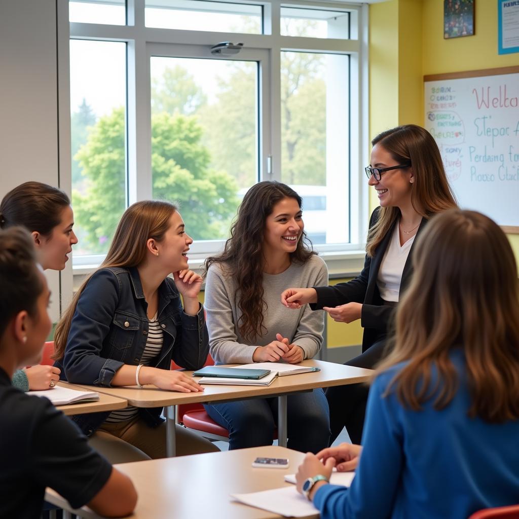 Students at a Vancouver Homestay School