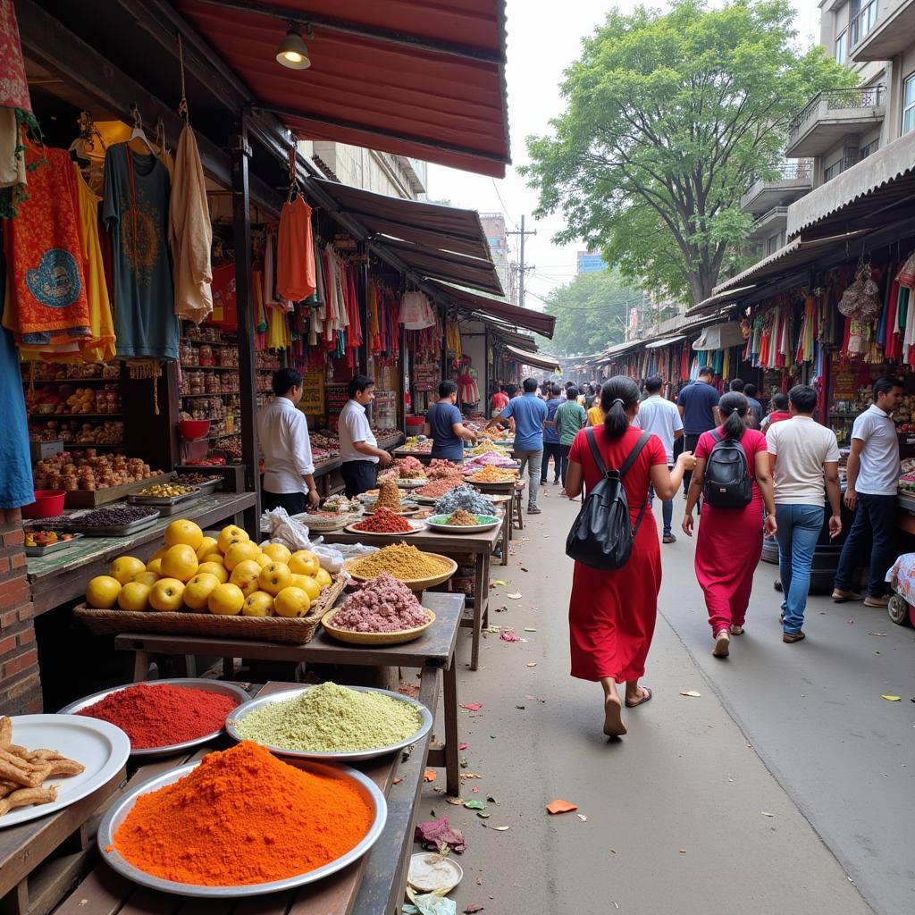 Exploring a Local Market Near a West Delhi Homestay